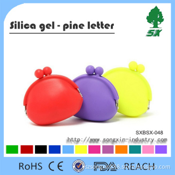 Colorful Silicone Woman Wallet With Custom Printing